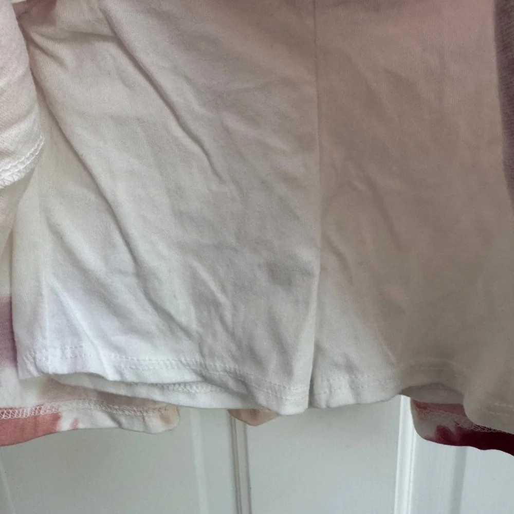NWOT The Children's Place 2T Girls Pink and White Tie-Dye Skort Skirt